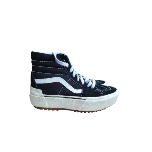 Vans Shoes - Vans Checkered Platform Stack Seldan Sneaker Black Skate Sk8 Old Skool Women 7